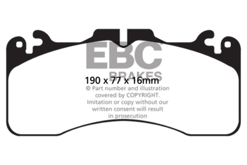 EBC DP21867 09+ fits Lexus LS460 4.6 Sport Greenstuff Front Brake Pads