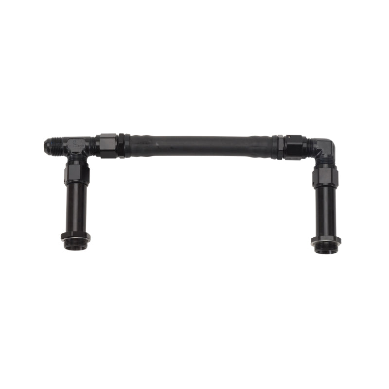 Russell 641165 Performance -8 AN to -8 AN Twist-Lok Holley 4150 Dual Inlet Carb Kit (Black)