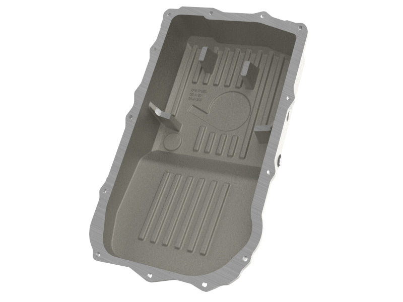 aFe 46-71300A POWER 18-25 fits Jeep Wrangler (JL) 850RE/8HP70/8HP75 Transmission Pan - Raw w/ Machined Fins