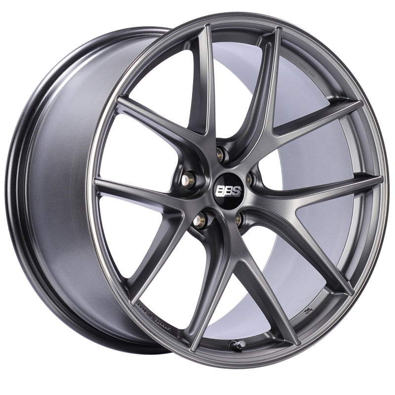 BBS CI0801PSPO CI-R 20x11.5 5x120 ET52 Platinum Satin Rim Protector Wheel -82mm PFS/Clip Required