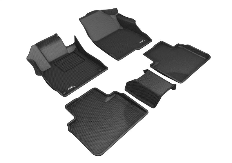 3D MAXpider L1HD09801509 2015-2019 Genesis/fits Hyundai G80/Genesis Sedan Kagu 1st Row Floormat - Black