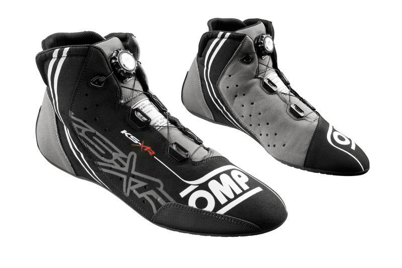 OMP KC0-0834-A01-370-35 KART SHOES KS-X FIA 8877-2022 BLACK/GREY/FLUO YELLOW SIZE 35