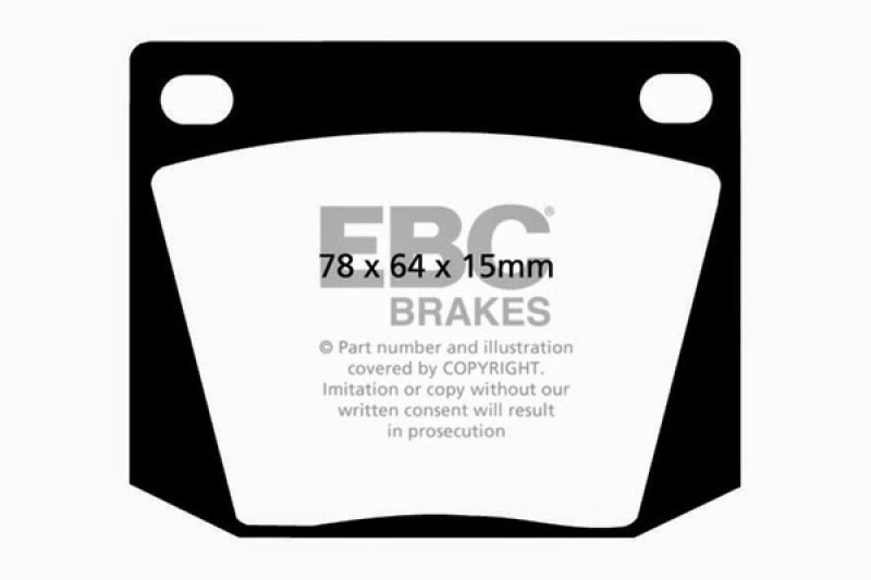 EBC DP2169 Ac fits Cobra 63-69 4.7 Greenstuff Front Brake Pads