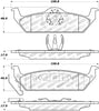 Stoptech 308.1012 Street Touring 10-11 Ford F-150 Rear Brake Pads