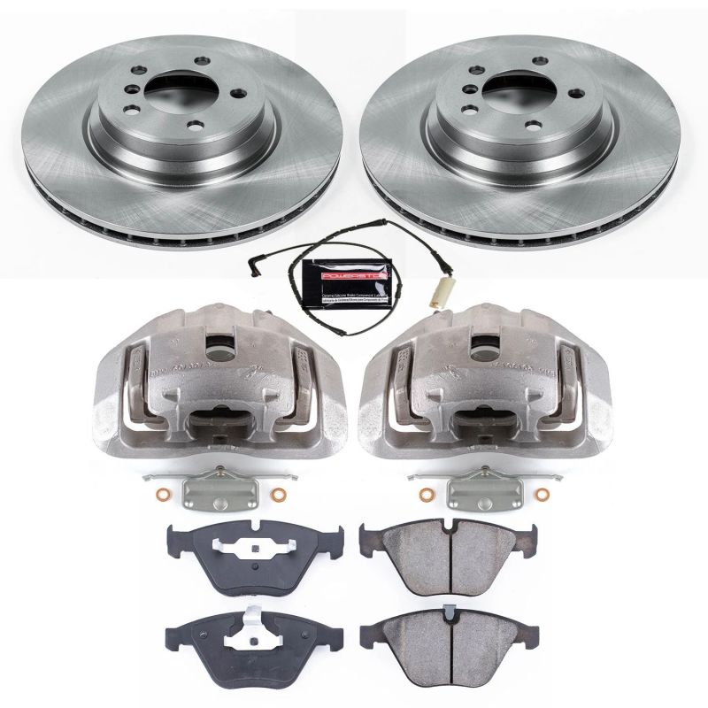 Power Stop KCOE2054 04-06 fits BMW 760i Front Autospecialty Kit w/Cals