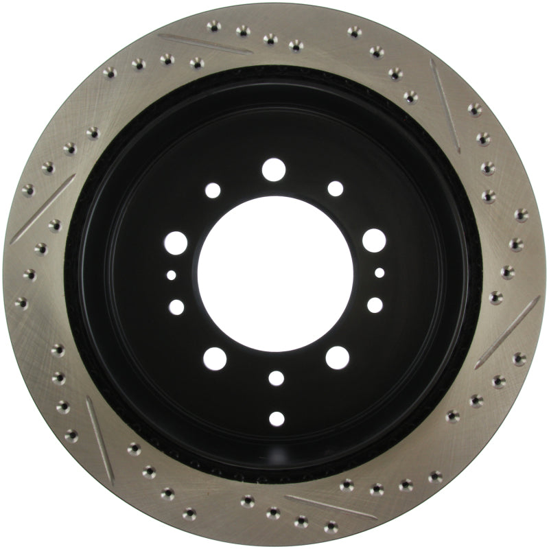 Stoptech 127.44157R Slotted & Drilled Sport Brake Rotor