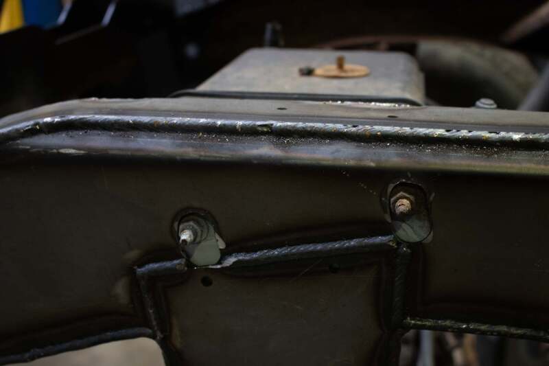 RustBuster RB7602R Over Axle Frame Section Right Side