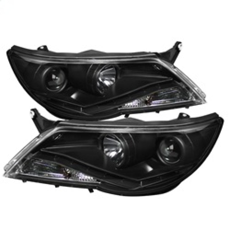Spyder 5042651 fits Volkswagen 09-11 Tiguan Projector Headlights DRL Black High