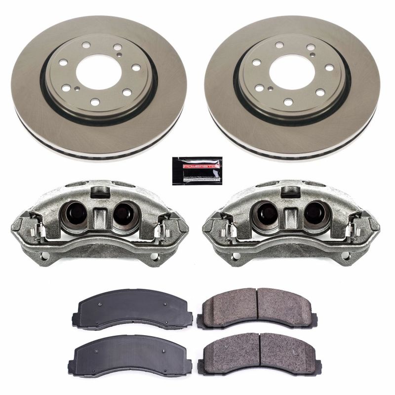 Power Stop KCOE5972A 12-14 fits Ford F-150 Front Autospecialty Kit w/Cals