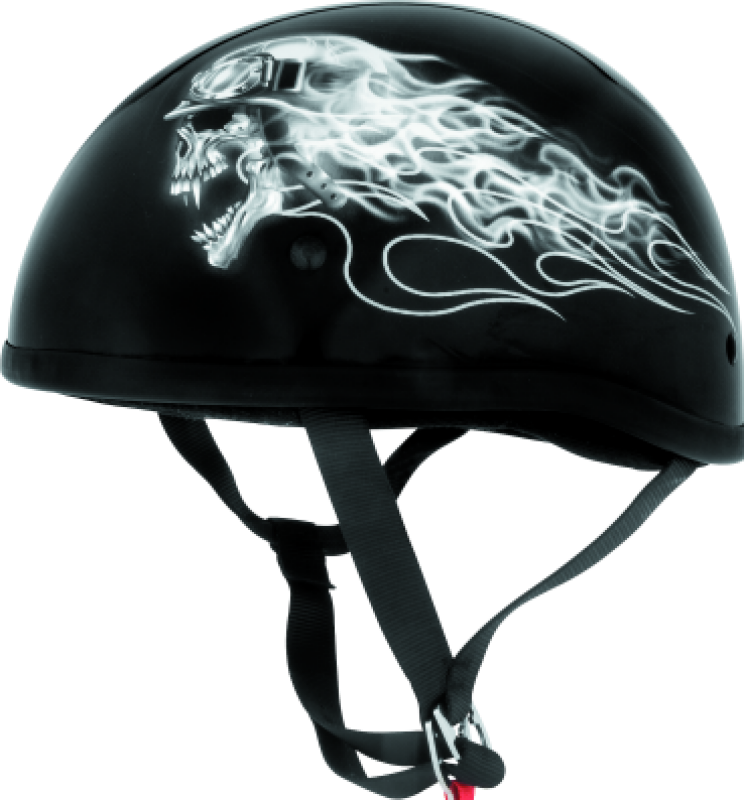 Bikers Choice 646926 Skid Lids Biker Skull Original Helmet - XS