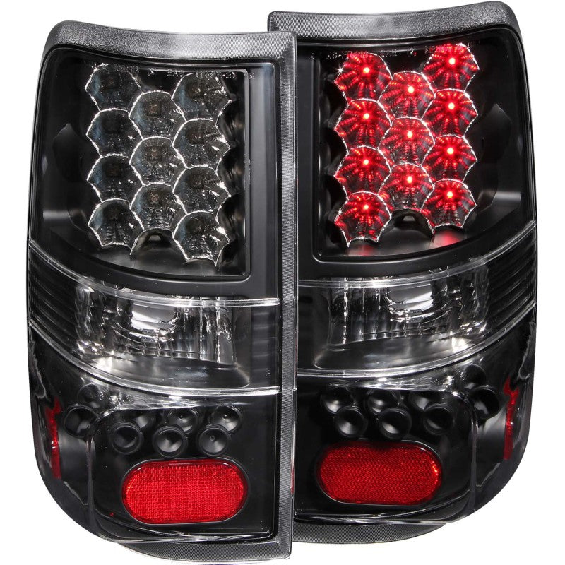 ANZO 311024 2008 fits Ford 04-20 F-150 LED Taillights Black