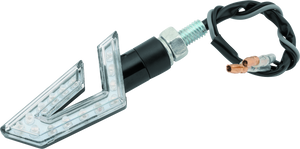 BikeMaster 266286 BikeMaster LED Director Turn Signals Pair - Black/Amber