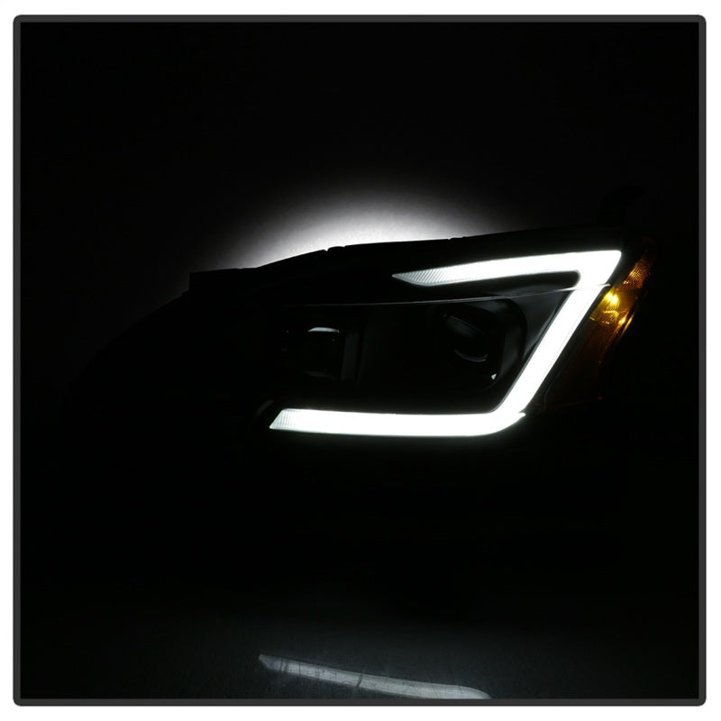 xTune 9042966 13-15 fits Nissan Sentra DRL LED Light Bar Halogen Projector Head