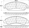 Stoptech 305.1092 Street Select Brake Pads - Front