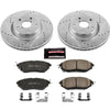 PowerStop K4603 fits Subaru 06-07 B9 Tribeca Front Z23 Evolution Sport Brake Kit