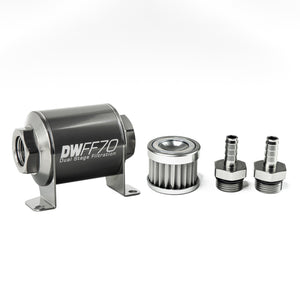 DeatschWerks 8-03-070-005K-38 Stainless Steel 3/8in 5 Micron Universal Inline F