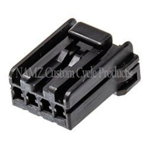 NAMZ NA-174922-2 AMP Multilock 4-Position Female Plug Housing (HD 73154-96BK)