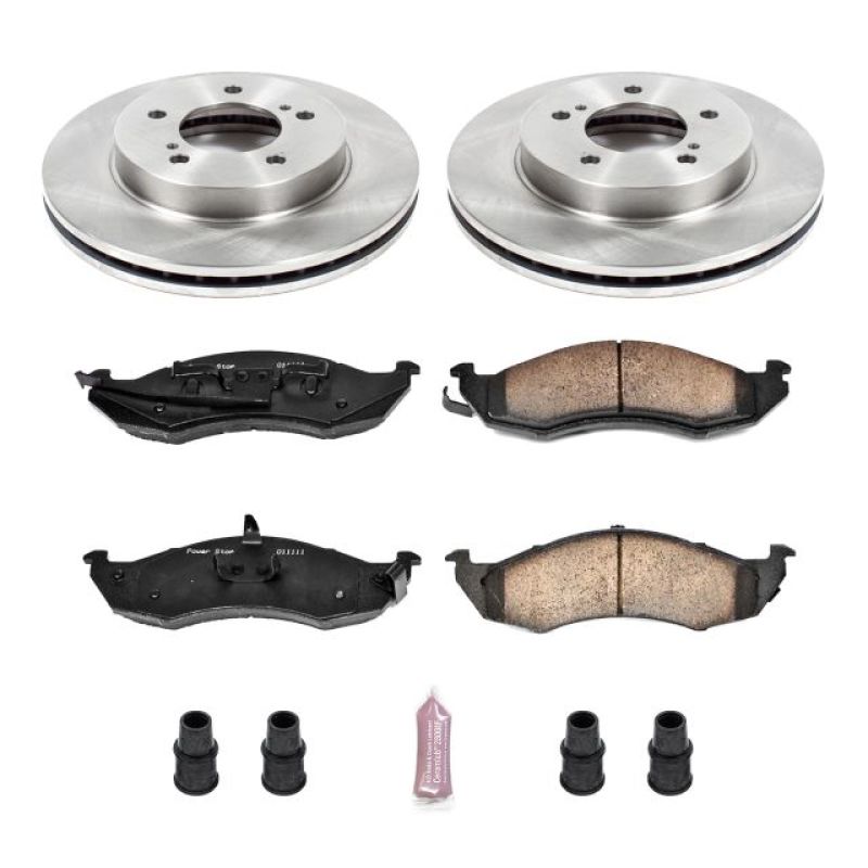 PowerStop KOE1823 fits Mercury 93-02 Villager Front Autospecialty Brake Kit