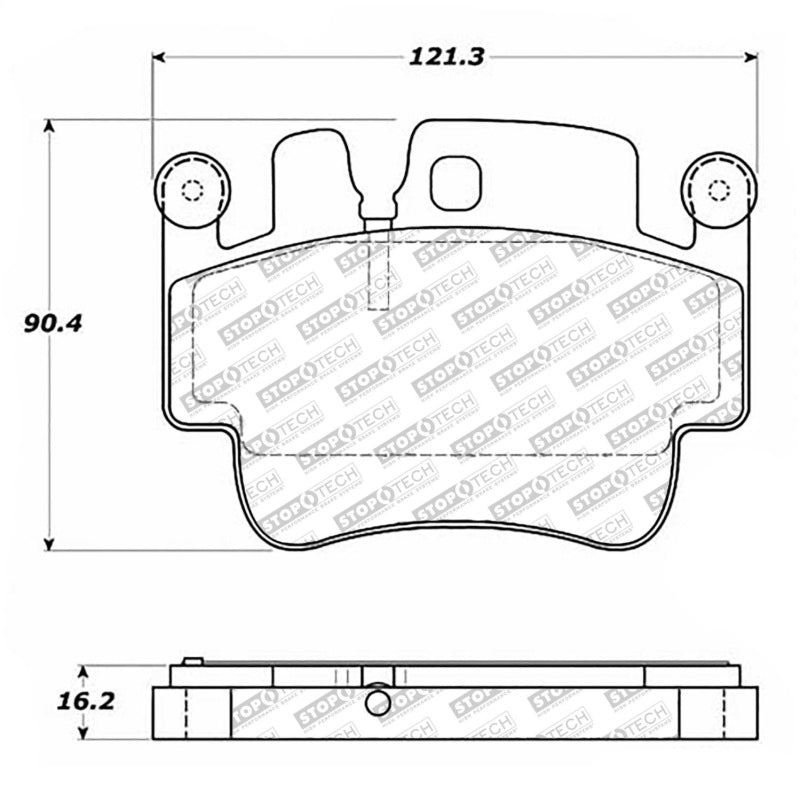 Stoptech 305.0917 Street Select Brake Pads - Front/Rear