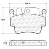 Stoptech 305.0917 Street Select Brake Pads - Front/Rear