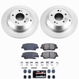 Power Stop 16-20 Kia Sorento Rear Z23 Coated Brake Kit