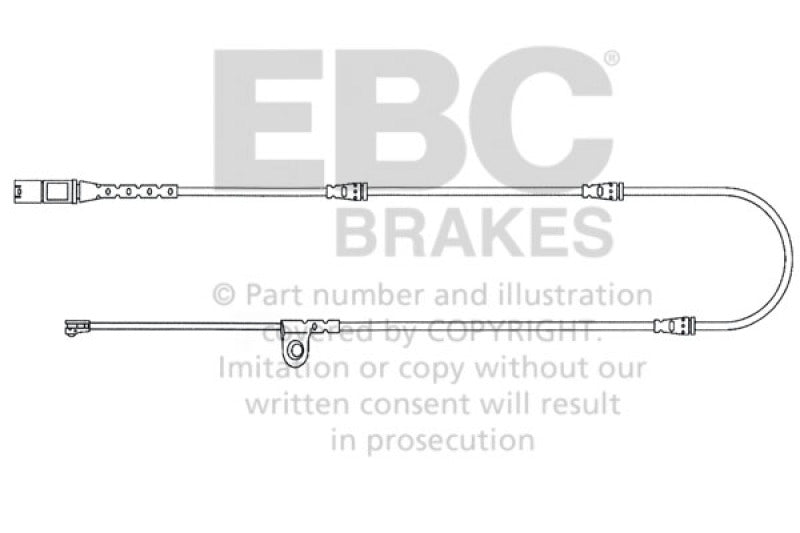 EBC EFA139 fits BMW 10 2014-20 X5 3.0L Turbo Front Wear Leads