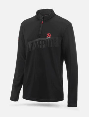 Akrapovic 802210 Mens Corpo Turtleneck Zip Black - Medium