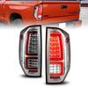 ANZO 311438 2021 fits Toyota 14-20 Tundra LED Taillights Chrome Housing/Clear Lens