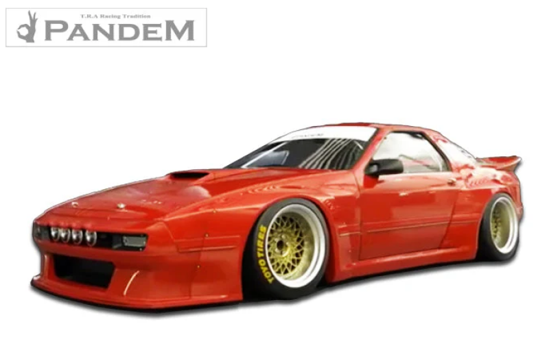 GReddy 17040330 Pandem 85-92 fits Mazda RX-7 FC3S Complete Wide Body Aero Kit WI