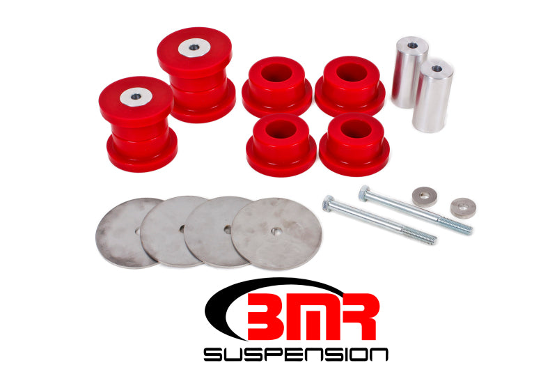 BMR BK061 6th Gen Camaro Rear Cradle Bushing Kit (Polyurethane) - Red