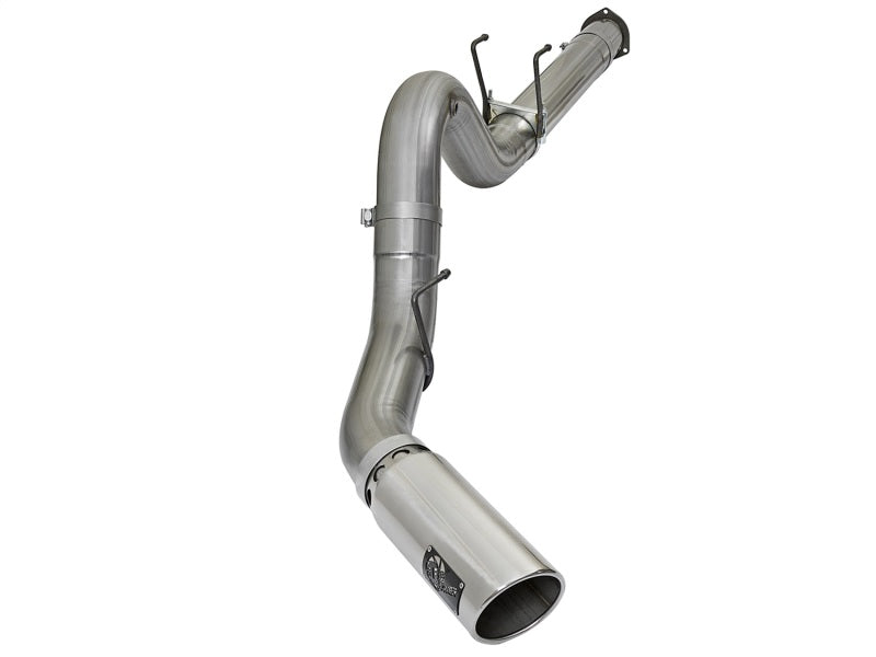 AFE 49-43090-P BORE HD 5in 409-SS DPF-Back Exhaust w/Polished Tip 2017 fits For