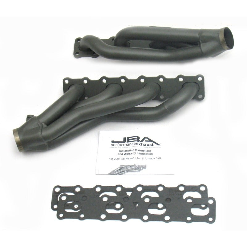 JBA 1400SJT fits Nissan 04-15 5.6L VK56DE Oval Port 1-5/8in Primary Ti Ctd Cat4Ward Header