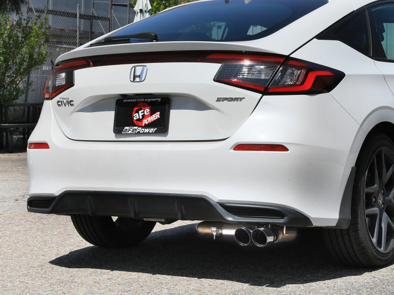 AFE 49-36631-P Takeda 2.5in 304 SS Cat-Back Exhaust w/ Polished Tips 22-25 fits