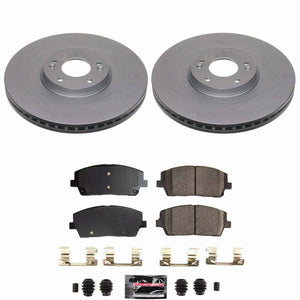 Power Stop 20-25 Hyundai Palisade Front Z23 Coated Brake Kit