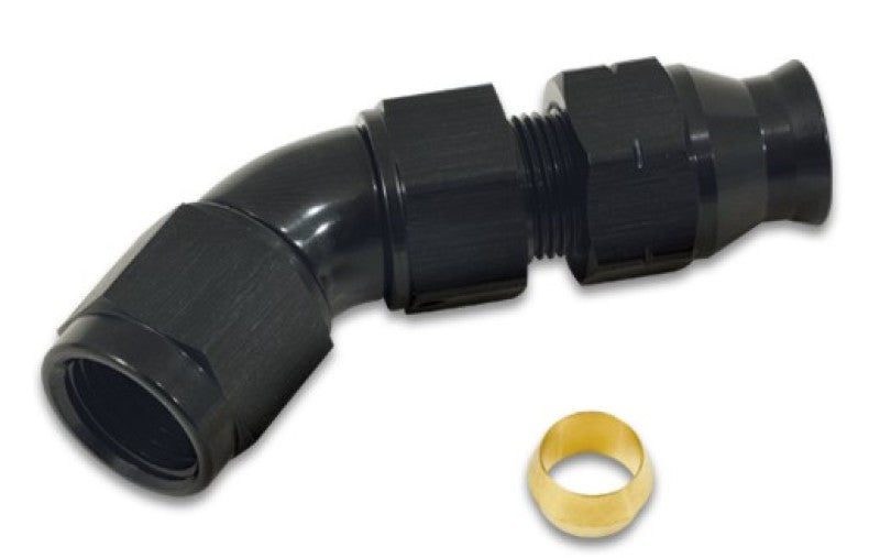 Vibrant 16555 45 Degree 5/16in Tube to Female 6AN Adapter