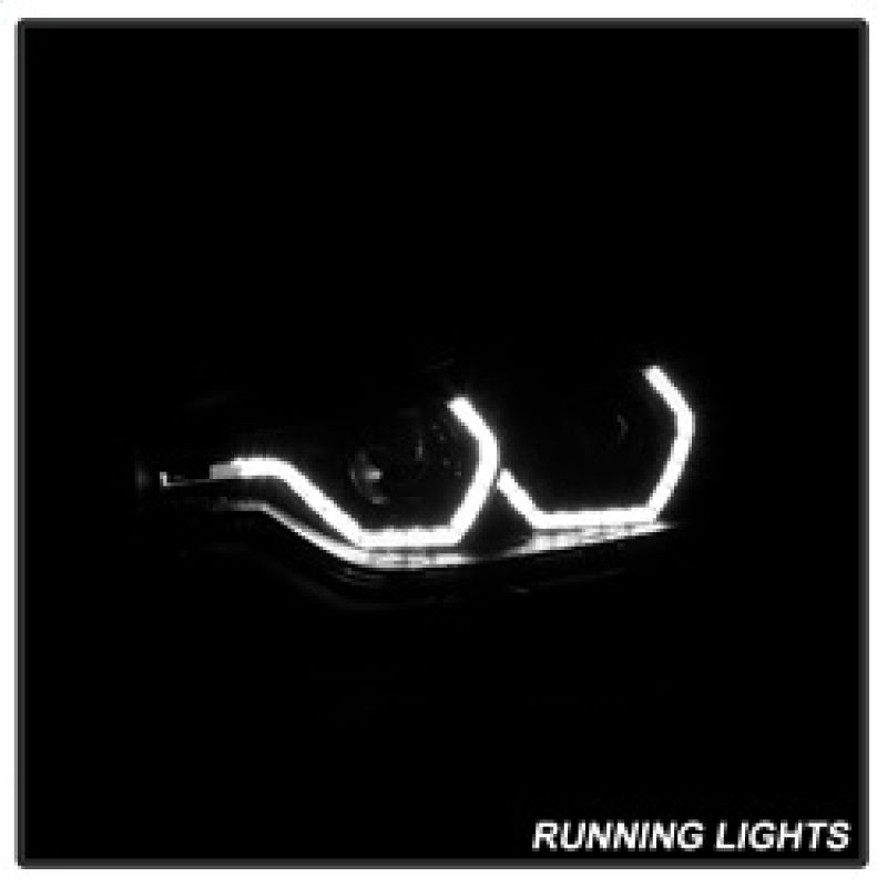 Spyder 5084347 fits BMW 12-14 F30 3 Series 4DR Projector Headlights - LED DRL -