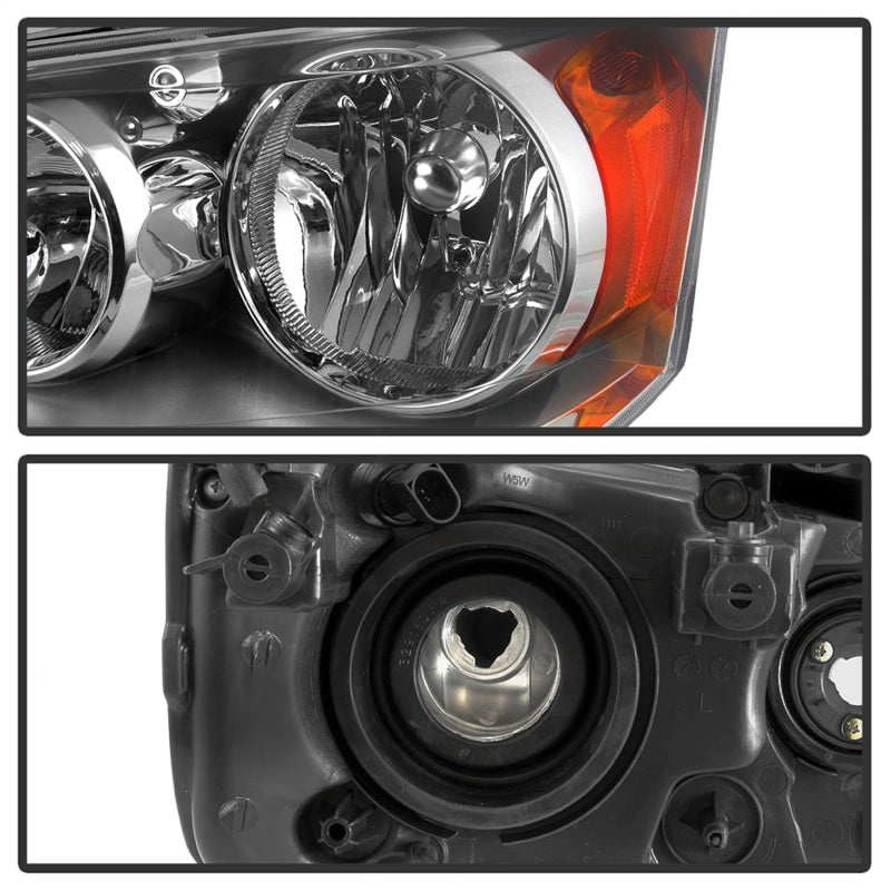 xTune 9042508 11-17 fits Dodge Grand Caravan OEM Style Headlights - Chrome (HD-