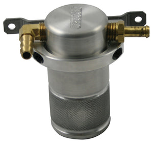 Moroso 85600 90-05 fits Mazda Miata Air/Oil Separator Catch Can - Small Body - B