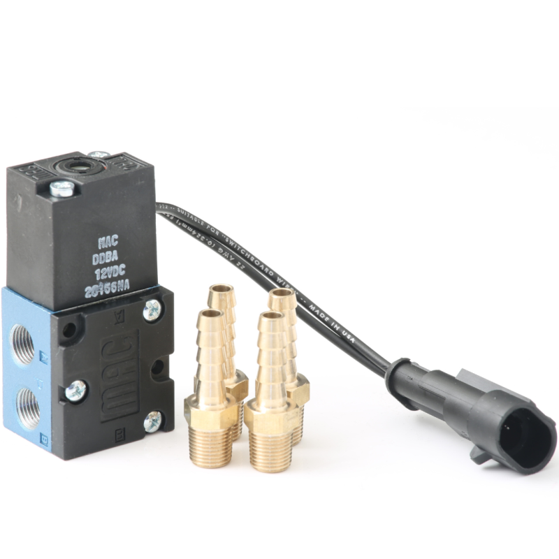 GFB 3845 G-Force 4-Port Solenoid (Includes 4 Hosetails)