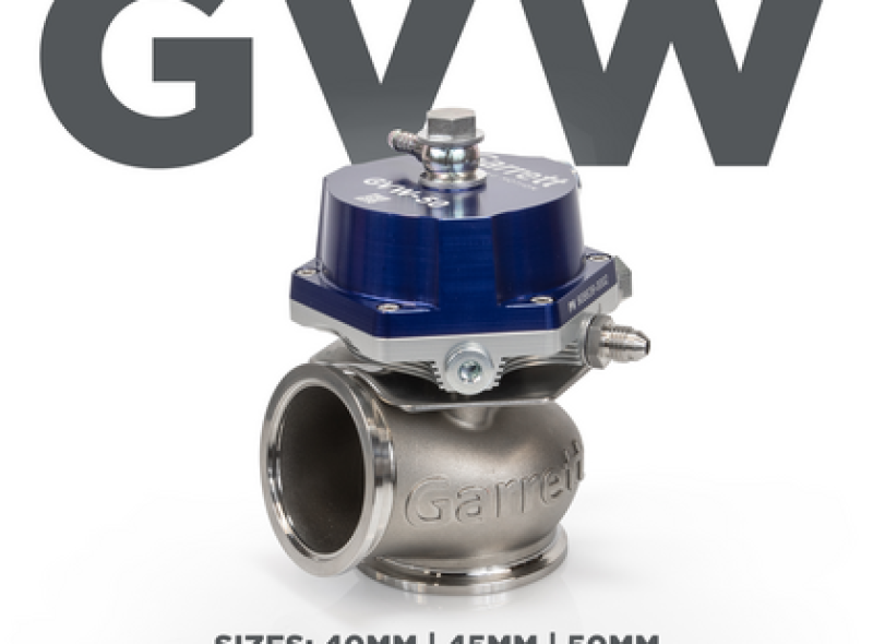 Garrett 908827-0002 GVW-40 40mm Wastegate Kit - Blue