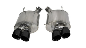 CORSA Performance 14321BLK Corsa 2013-2014 fits Ford Mustang Shelby GT500 5.8L V8 Black Sport Axle-Back Exhaust