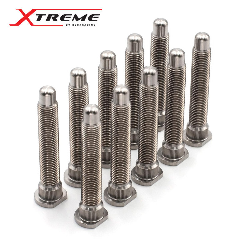 BLOX Racing BXAC-00181 fits Subaru Xtreme Titanium Wheel Studs 12 x 1.25mm - Set of 10