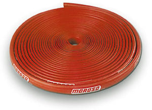 Moroso 72002 Insulated Spark Plug Wire Sleeve - 8mm - Red - 25ft Roll