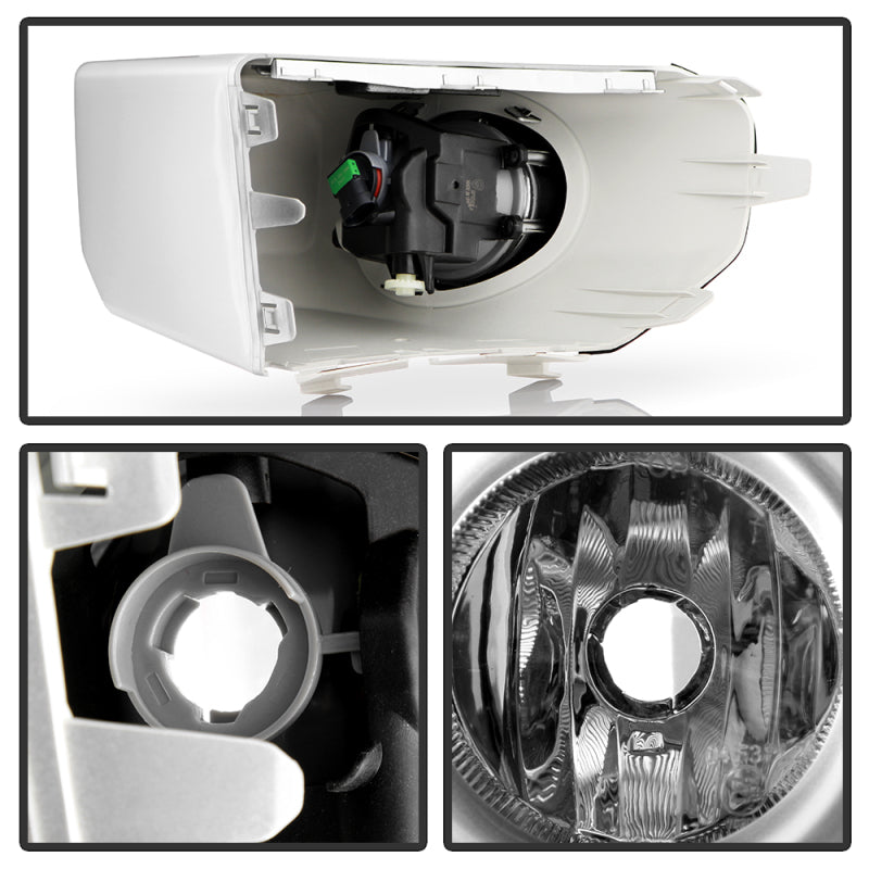 SPYDER 9052224 07-14 fits Toyota FJ Cruiser OEM Style Fog Lights w/ Switch - Clear F-TFJ07-C