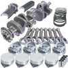 Eagle 13205L030 fits Chevy LT1350 1Pc 3.480in Crank 6.000in I-Beam Rods -7cc 4.030in Pistons Rotating Assembly