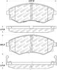 Stoptech 305.07 Street Select Brake Pads - Rear
