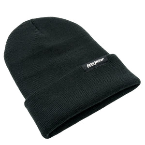 AutoMeter 443 Autometer Black Fold Cuff Knit Hat