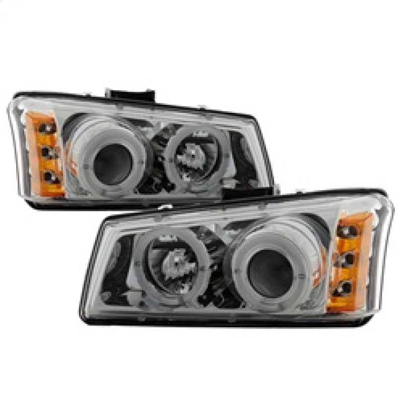Spyder 5009463 fits Chevy 03-06 Silverado 1500 Projector Headlights LED Halo LE