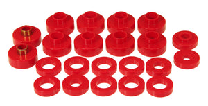 Prothane 1-102 76-79 fits Jeep CJ5/CJ7 Body Mount 22 Bushing Kit - Red