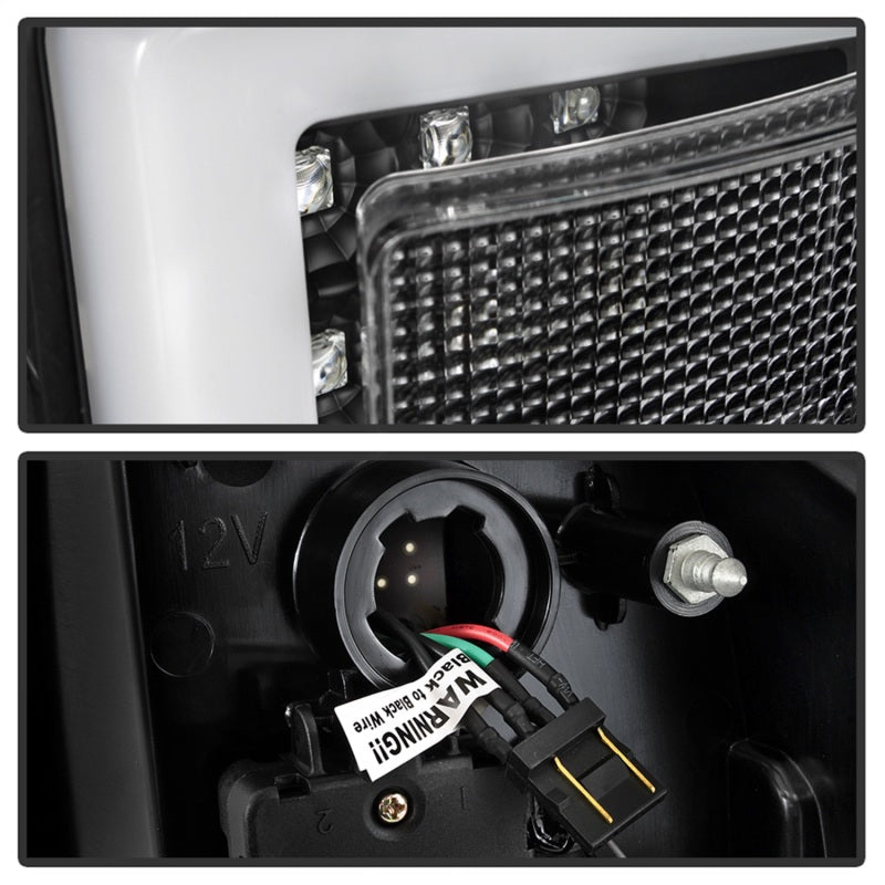 Spyder 5085733 fits Toyota 16-17 Tacoma LED Tail Lights - Black (ALT-YD-TT16-LE